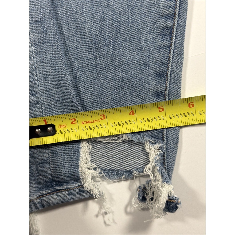 American Eagle Blue Denim Jeans Women's Size 6 Next Level Stretch Distressed - Picture 13 of 13